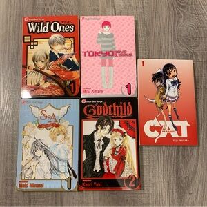 Five Volumes of Shojo Manga (Godchild Vol 2, Tokyo Boys and Girls 1, Shojo Beat)